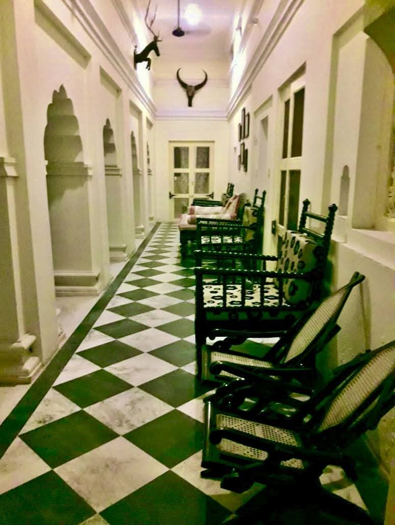 A heritage corridor inside Aul Palace